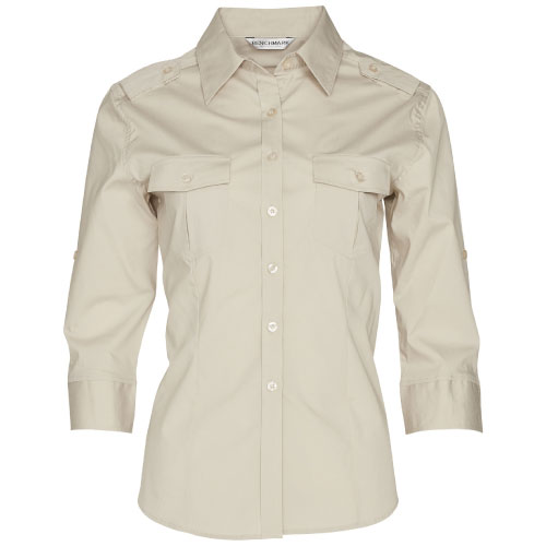 Women's 3/4 Sleeve Military Shirt PromoPromo