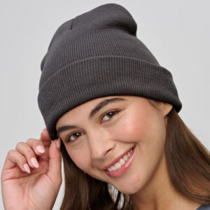 ROLL UP rPET KNIT BEANIE